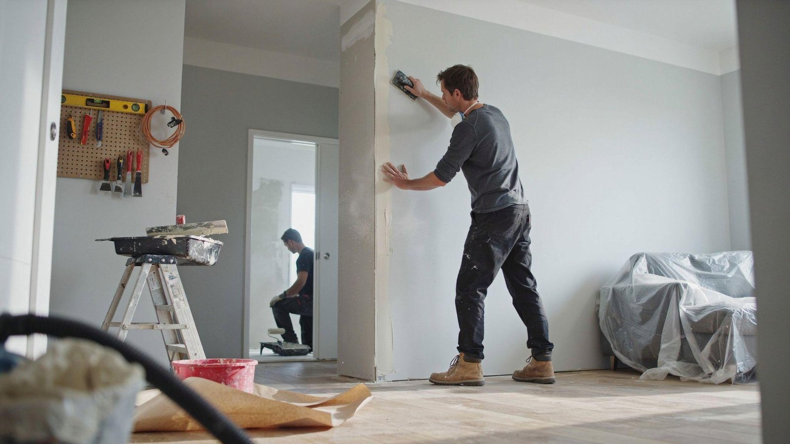 Professional skim coating quote covering repairs materials sanding finishing and cleanup services