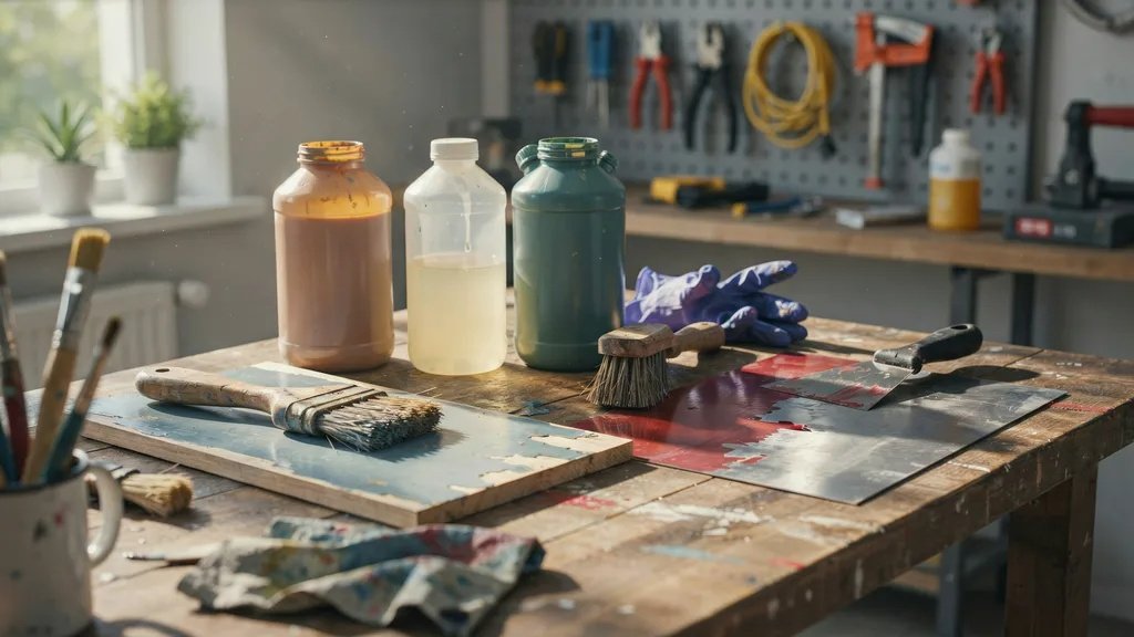 Different types of paint strippers used for paint removal projects